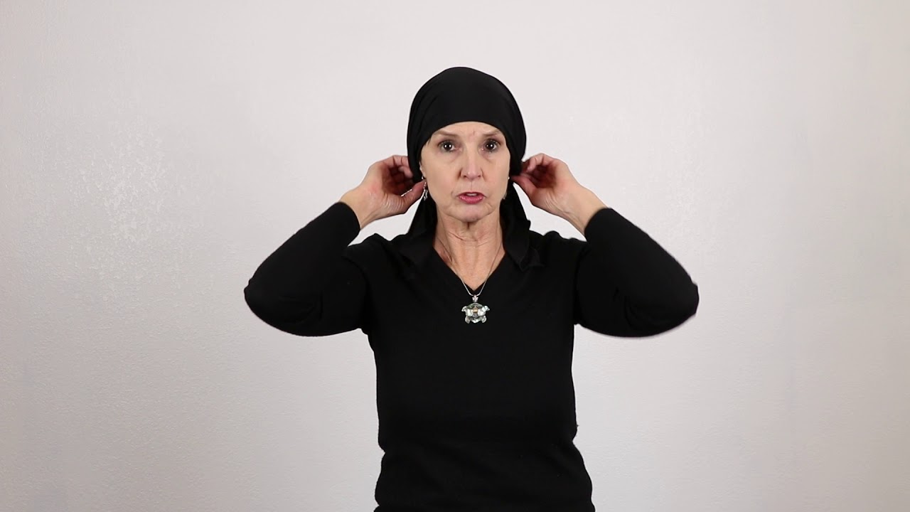 CELESTE LYCRA PRE TIED CHEMO SCARF