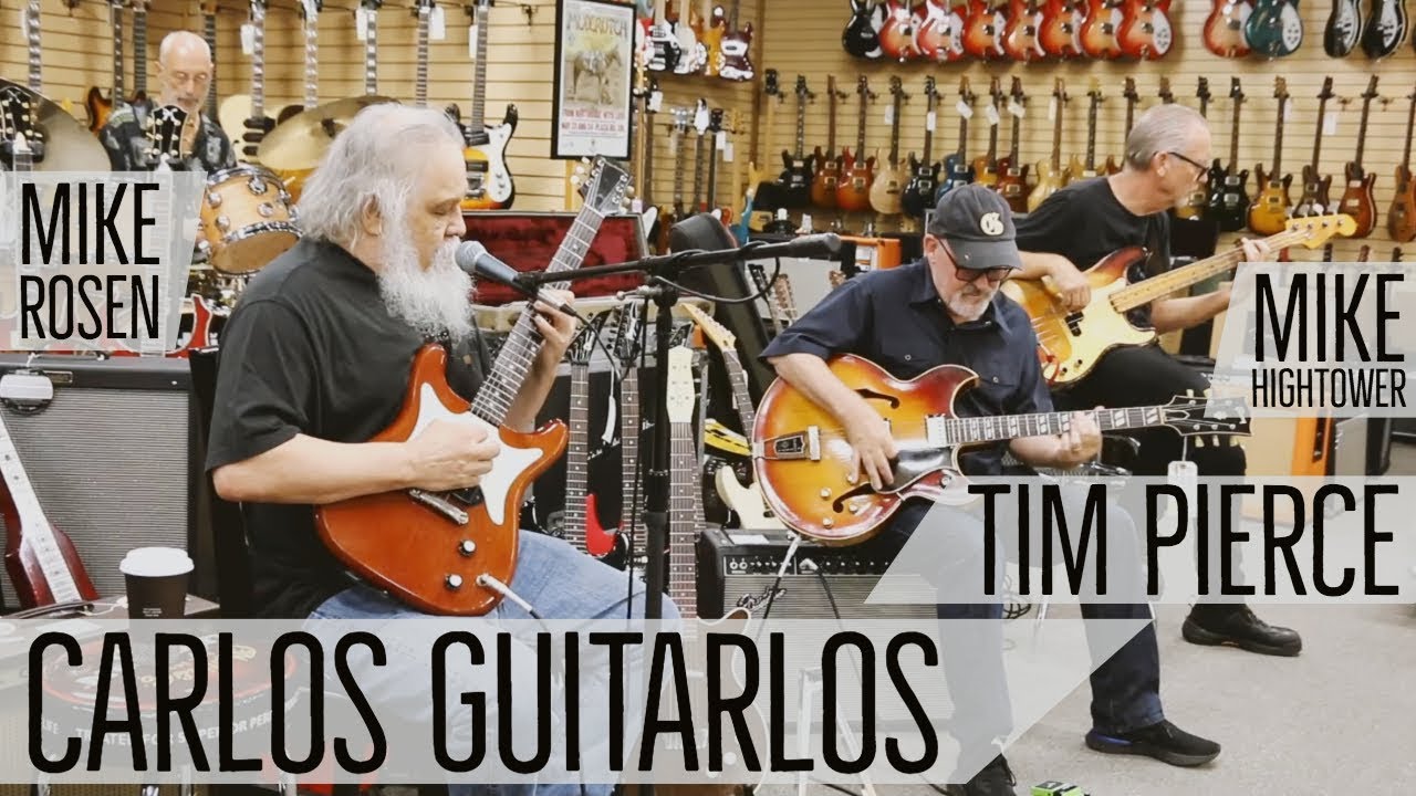 Carlos Guitarlos with Tim Pierce | 1963 Epiphone Coronet & 1962 Gibson Barney Kessel
