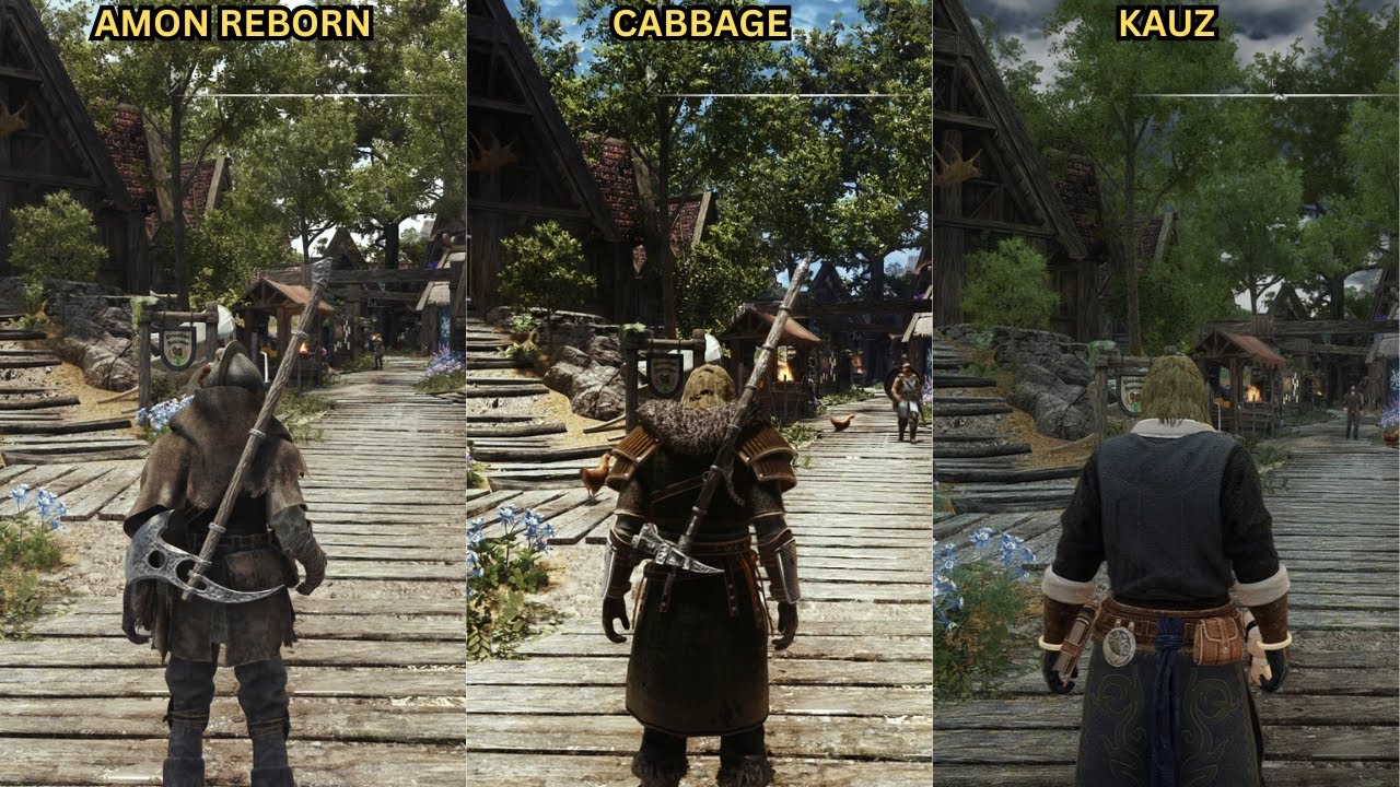NOLVUS V6 | ENB COMPARISON | AMON REBORN | CABBAGE | KAUZ