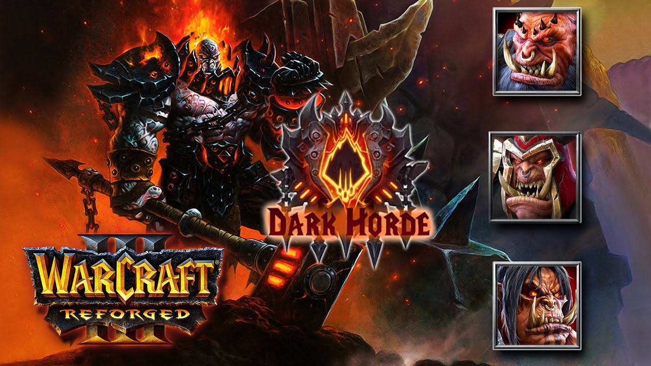 Dark Horde Race Showcase Gameplay - Warcraft 3 Custom Race Review
