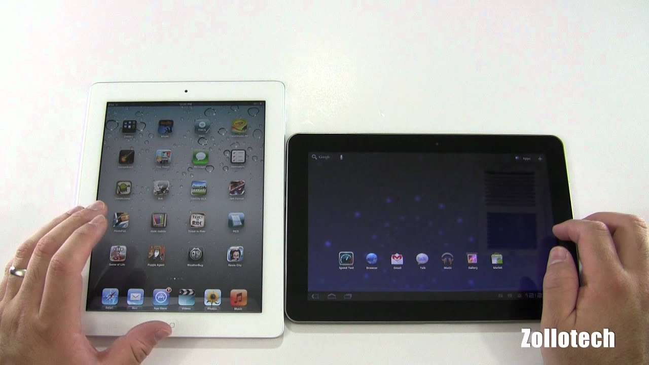 Apple iPad 2 vs Samsung Galaxy Tab 10.1