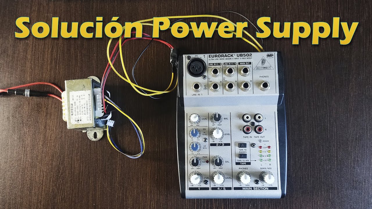 Behringer ERURORACK UB502 – XENYX – Solución Power Supply