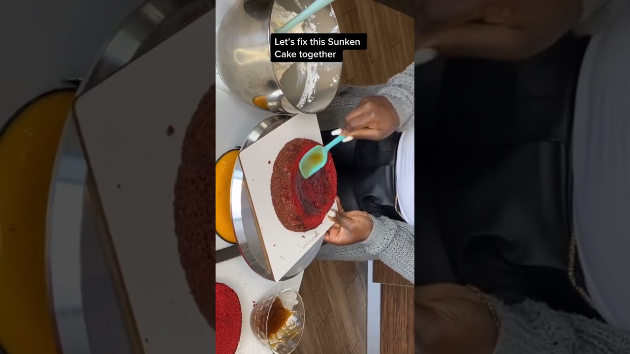 How To fix a Sunken Cake 