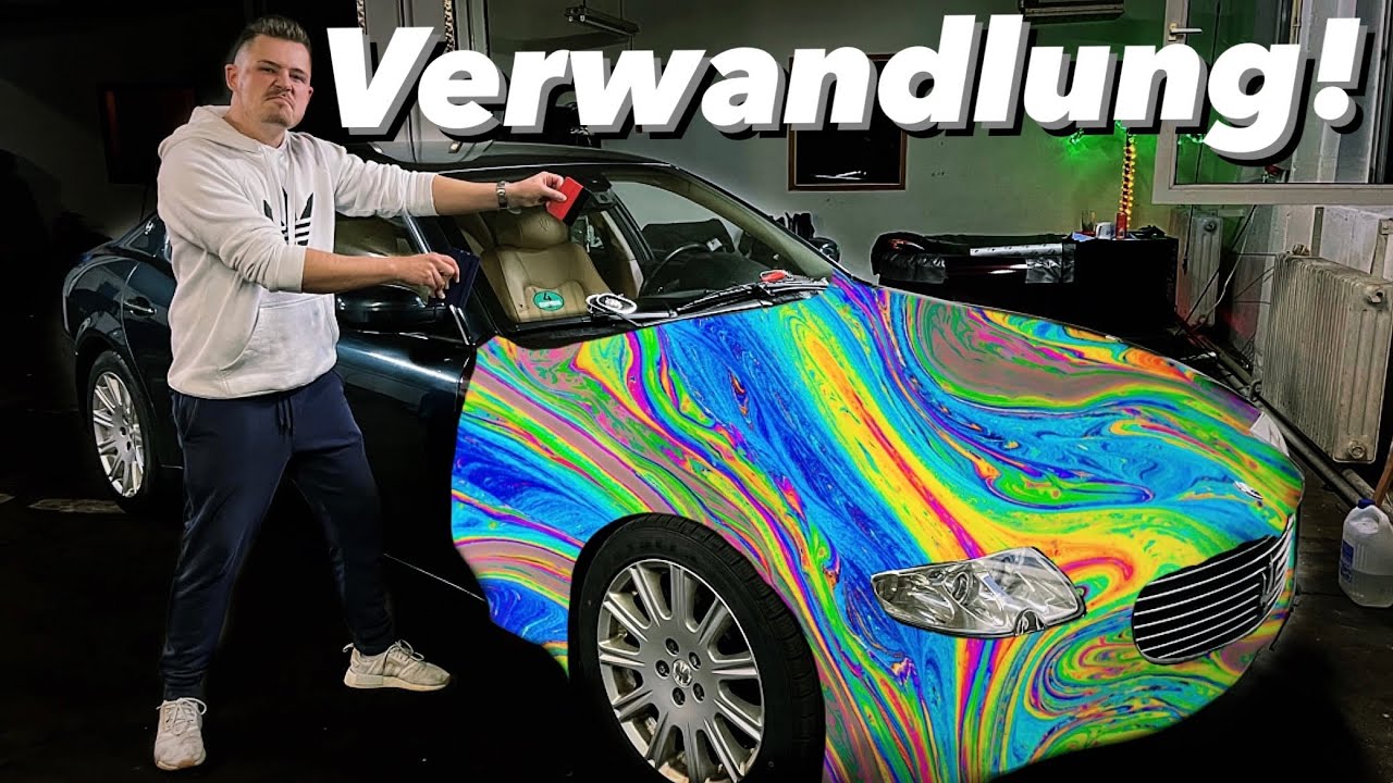 Maserati selber folieren ohne Erfahrung - (nicht) nachmachen! 100%ige Aufwertung