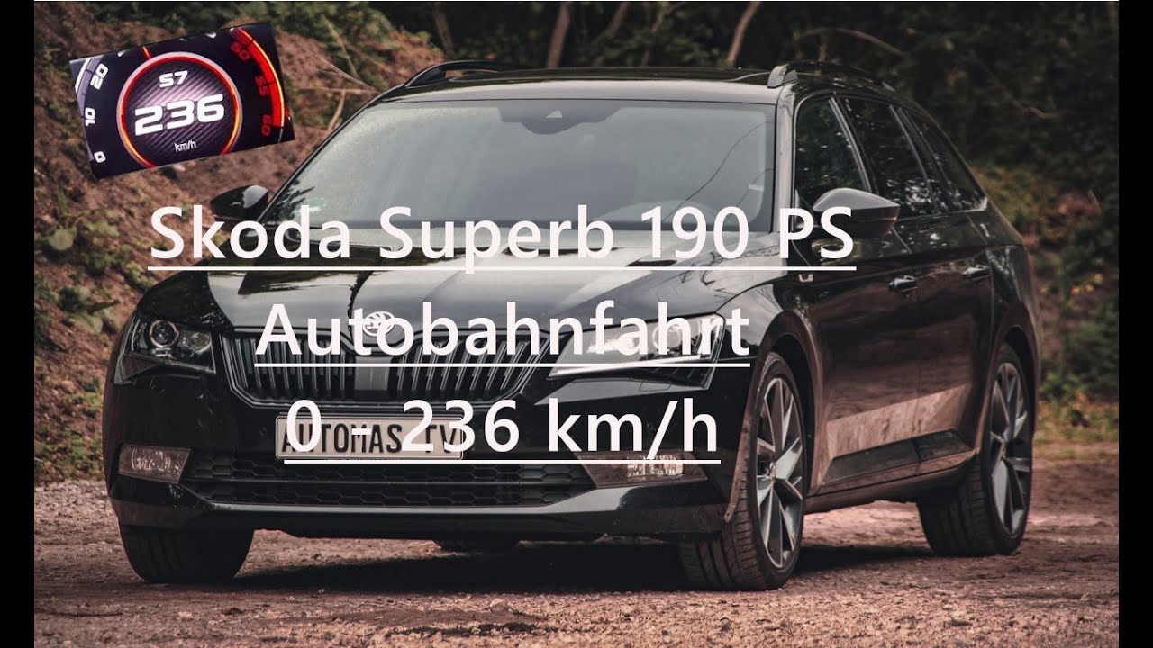 190 PS Skoda Superb Sportline Autobahn 236 km/h