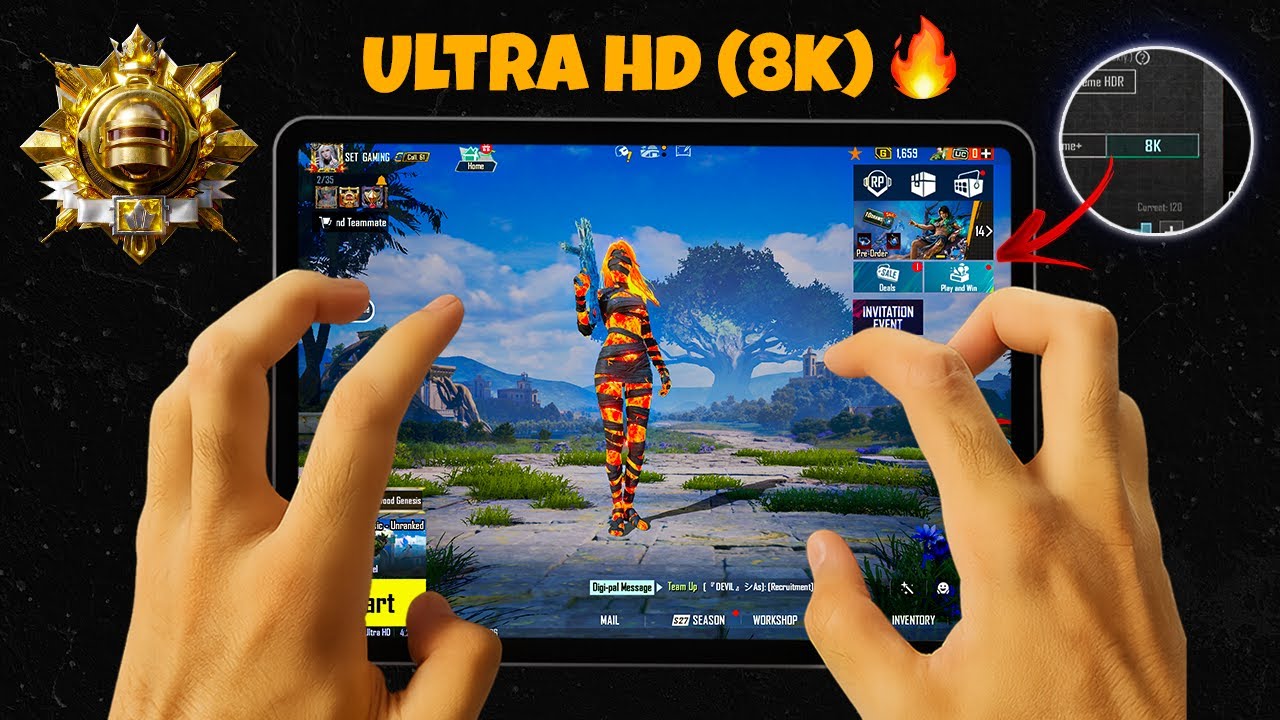 📲 iPad Pro M5 🔥 BGMI ULTRA HDR (8K) 60 FPS (Extreme) &ndash; NO LAG? Handcam Test