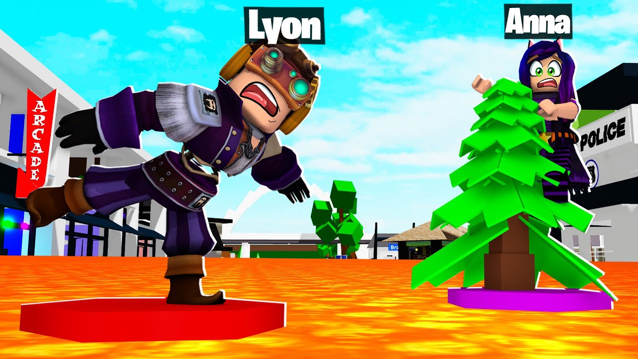 THE FLOOR IS LAVA SU ROBLOX BROOKHAVEN!!