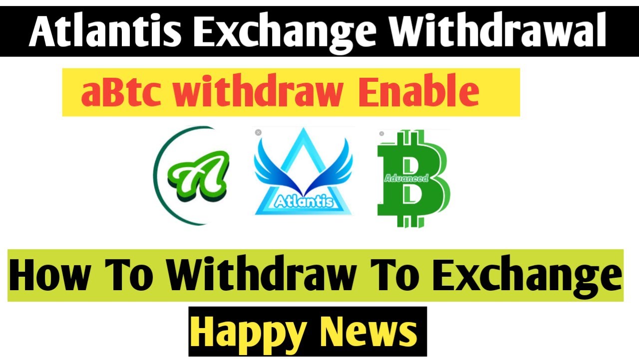 How to withdraw from Atlantis Exchange tamil | abtc withdrawal