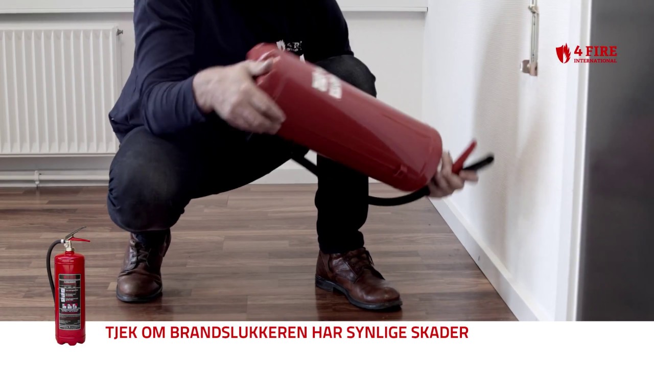 Guide:  Det årlige lovpligtige brandslukker tilsyn