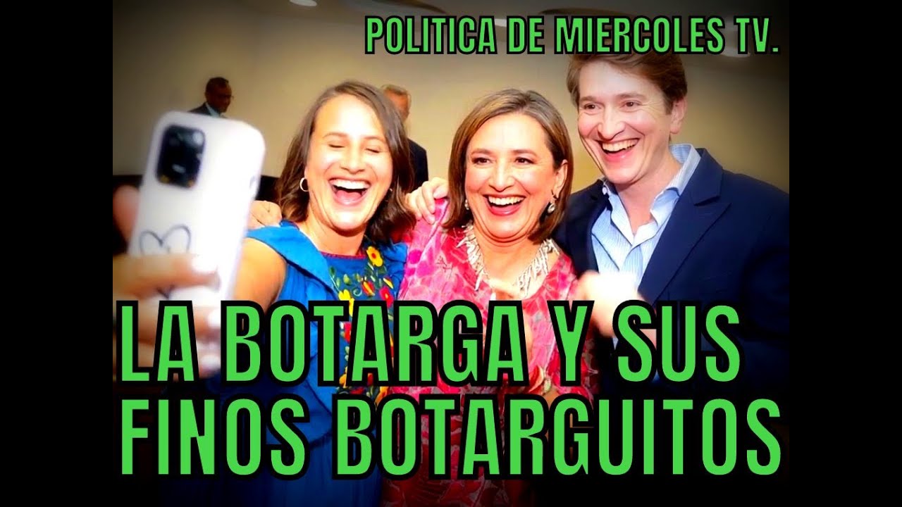 La señora Xochitl Galvez y sus pequeños Xochilitos. Una familia de 10.   Politica de miercoles TV.