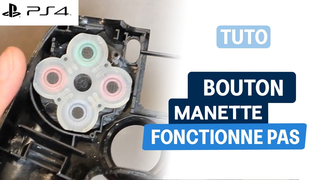 Un des boutons de ma manette de PS4 ne fonctionne plus, que faire ?