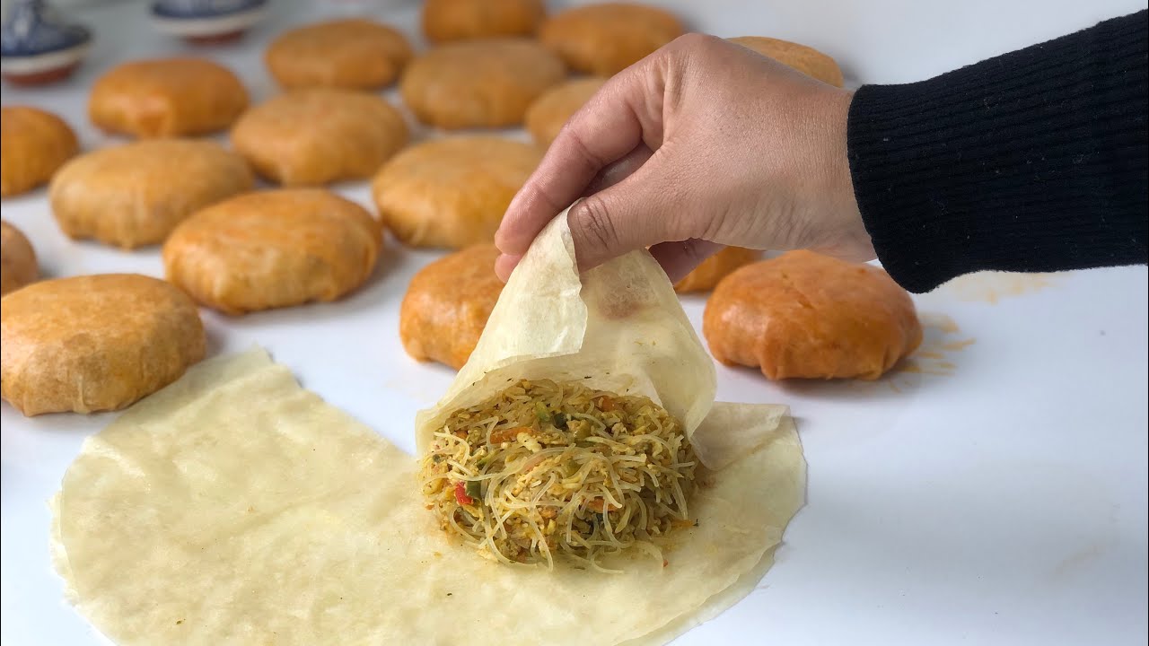 بلا عذاب وجدي بسيطلات بكمية كبيرة بأسهل طريقة طي👌بحشوة اقتصادية ومميزة بمذاق الحوت 😋تحضيرات رمضان