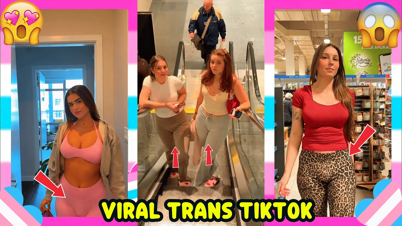 🔥Вирусная подборка видео трансгендерных девушек в TikTok | Тренды транс-женщин 😍