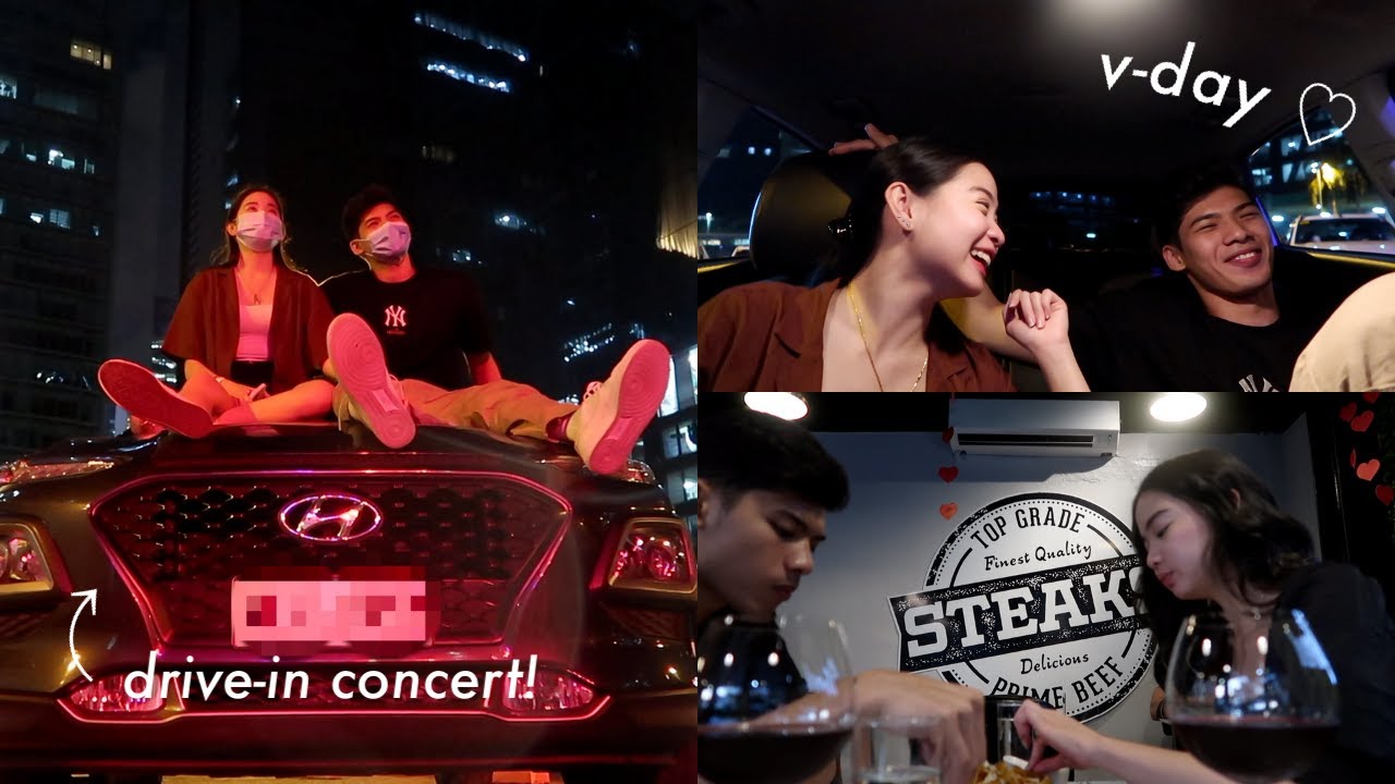 my weekend valentine ♡ (drive-in concert & dinner date!) | It's A