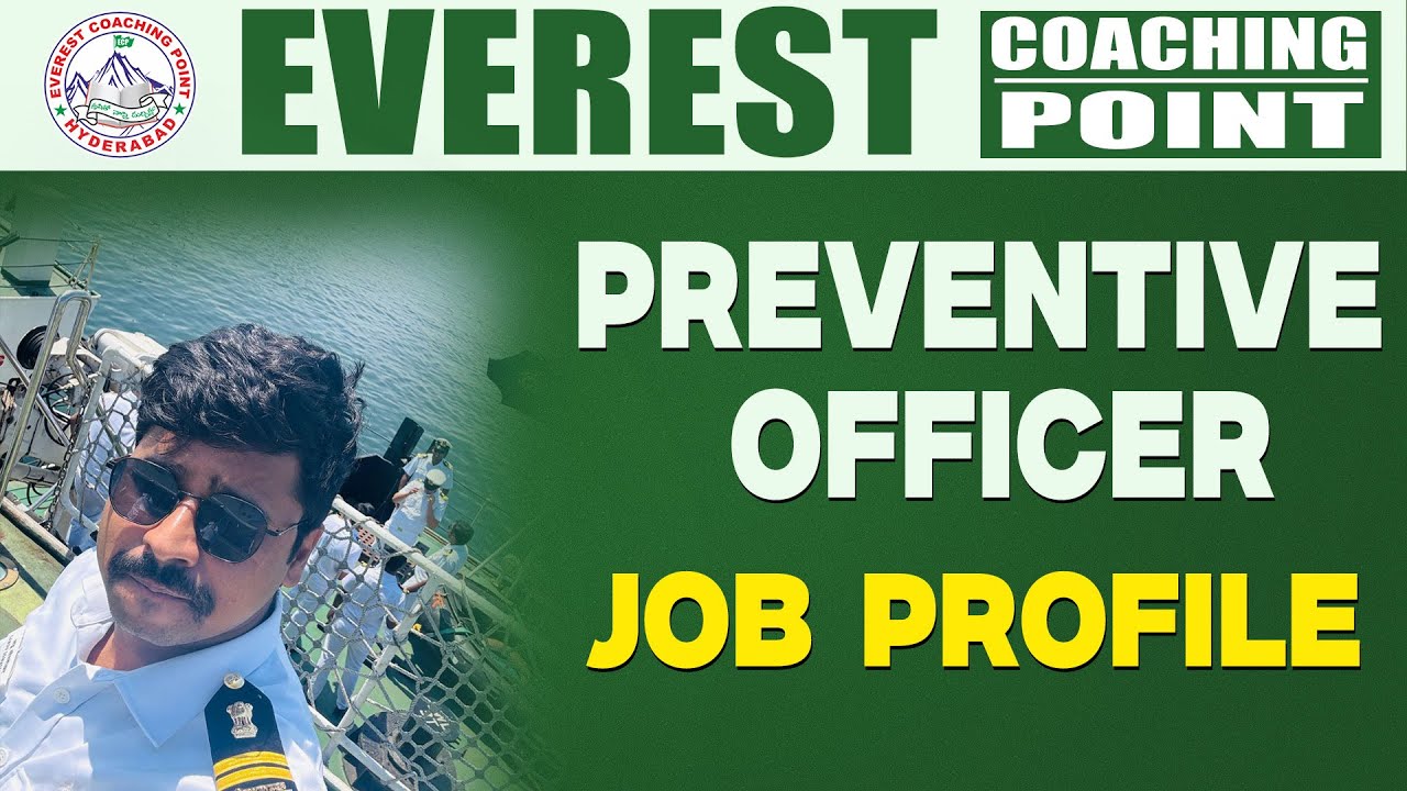 Preventive Officer in SSC | Complete Job Profile & Insights for Aspirants