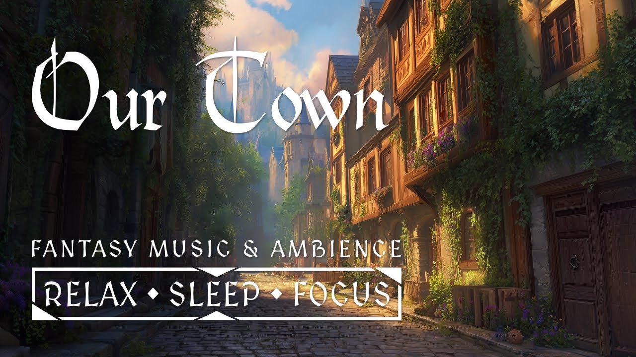 Our Town | Bustling City Streets Fantasy Ambience & Music