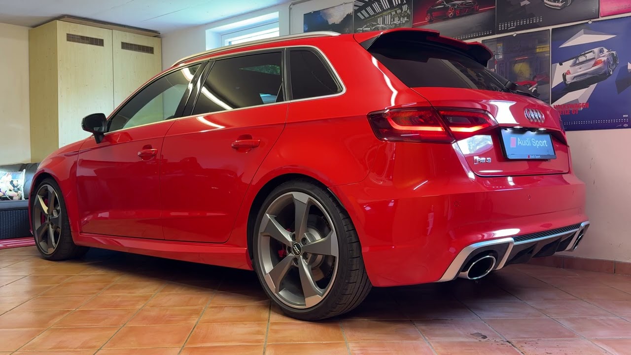AUDI RS3 8V PRE-FACELIFT | 2016 | RS-EXHAUST + VALVE-CONTROL | COLD START, REVS & LAUNCH CONTROL 💥 