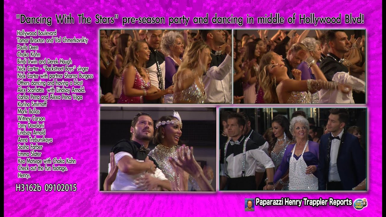 DWTS Stars Dancing on Hollywood Blvd!
