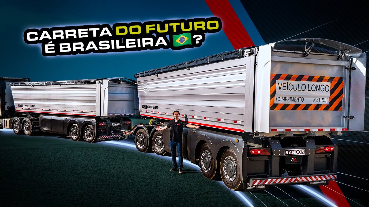 😮CARRETA como você NUNCA VIU: Revelamos o RANDON Concept Trailer (Semirreboque futuro em Caminhões)