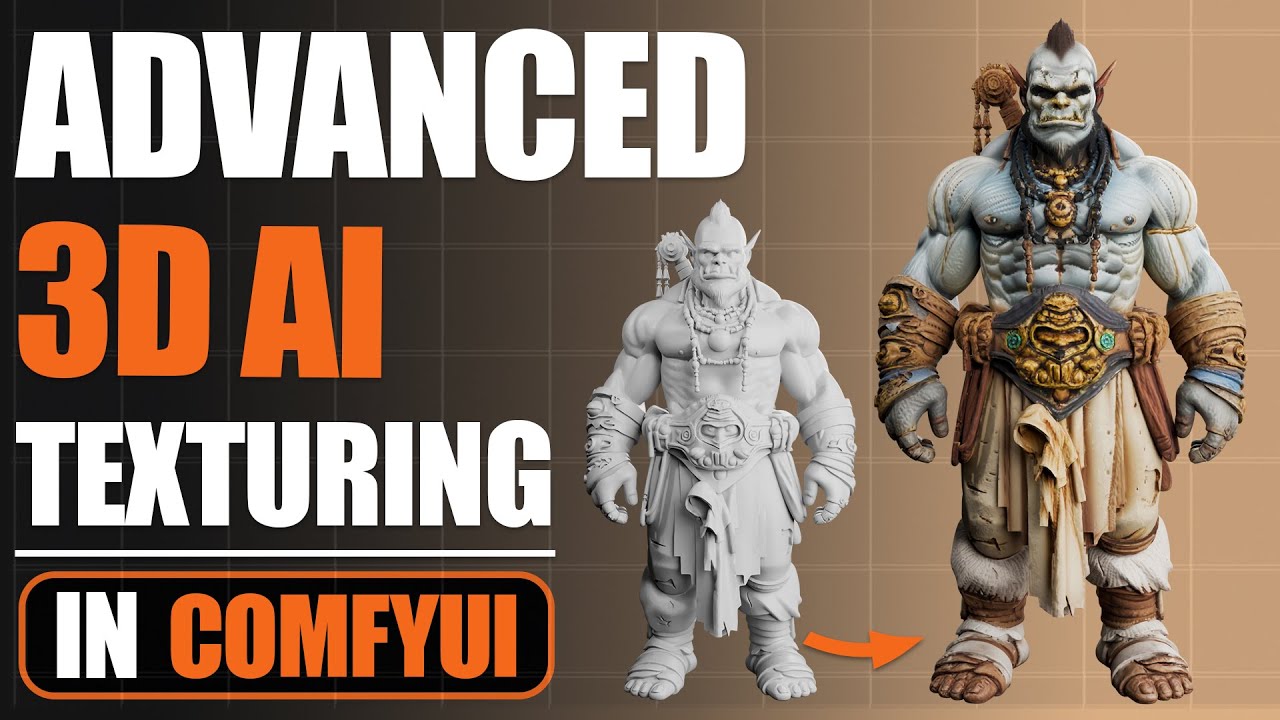 How To Create STUNNING 3D AI Textures (Free ComfyUI Workflow)