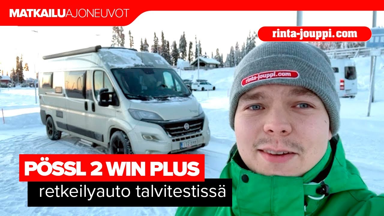 P&ouml;ssl 2 Win Plus -matkailuauto talvitestiss&auml;