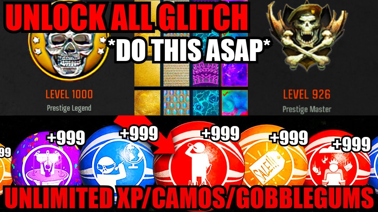 *NEW* SOLO UNLOCK GLITCH for UNLIMITED XP/CAMOS/GOBBLEGUMS BO6! BO6 GLITCHES! BO6 ZOMBIES GLITCH