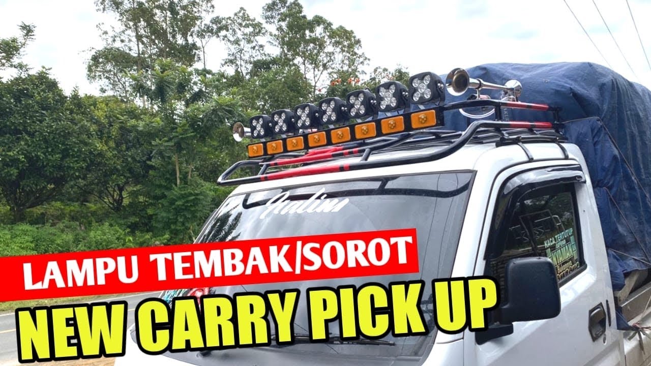 Cara Pasang Lampu Tembak Mobil Pick Up New Carry
