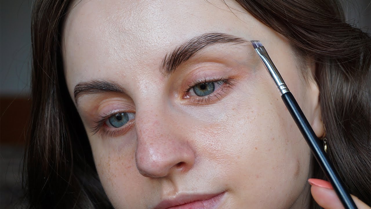 natural & fluffy eyebrow tutorial 💕