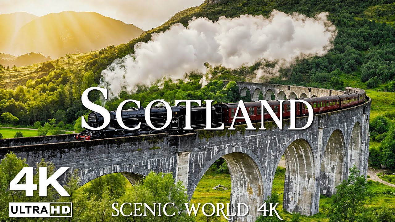 Scotland 4K 🌿 Green Highlands, Misty Lochs & Cinematic Nature UHD