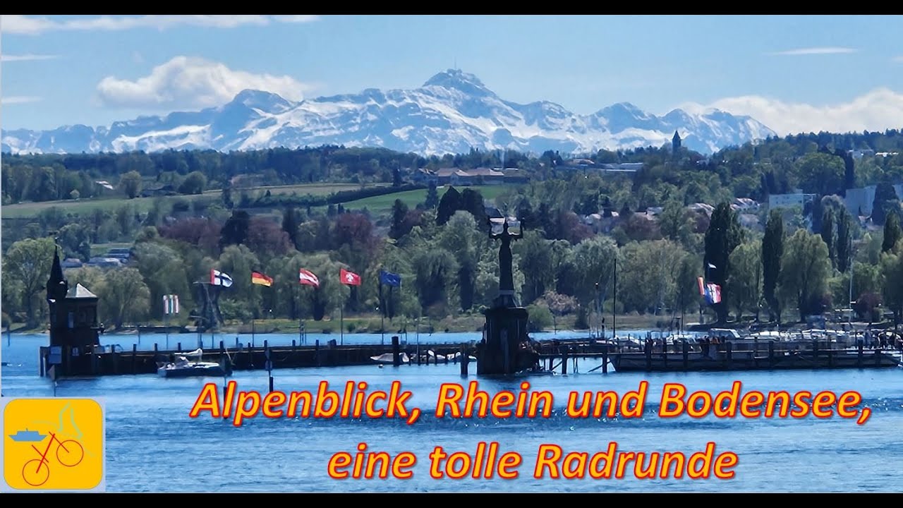 Alpenblick, Rhein und Bodensee - Eine tolle Radrunde