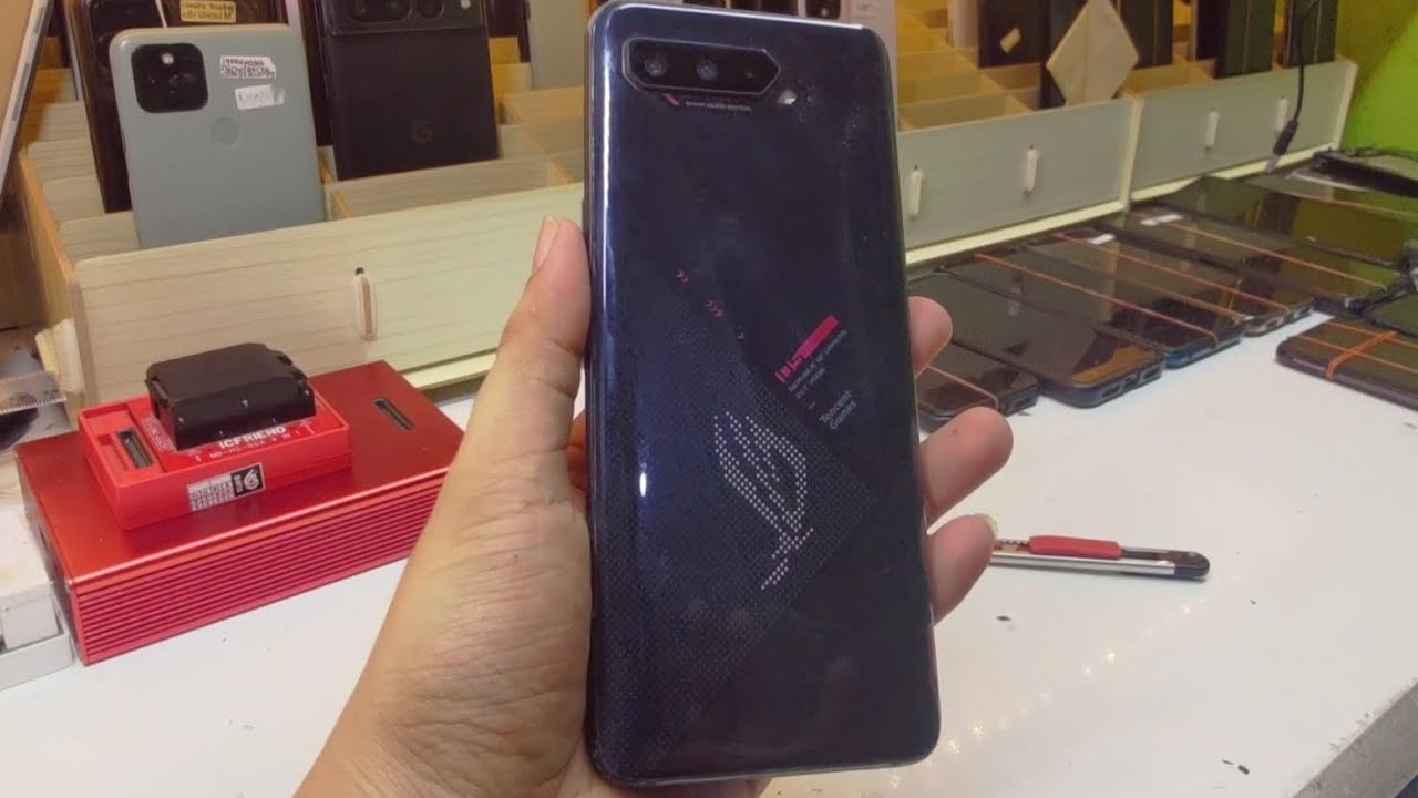 ASUS ROG 5 TOMBOL POWER KERAS KIRIMAN DARI BITUNG
