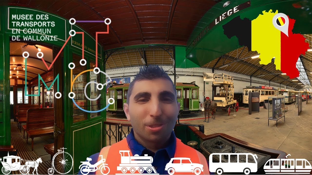 VLOG # 7 - UNE JOURNÉE EN FAMILLE AU MUSÉE DES TRANSPORTS EN COMMUN DE WALLONIE ! [BELGIQUE]
