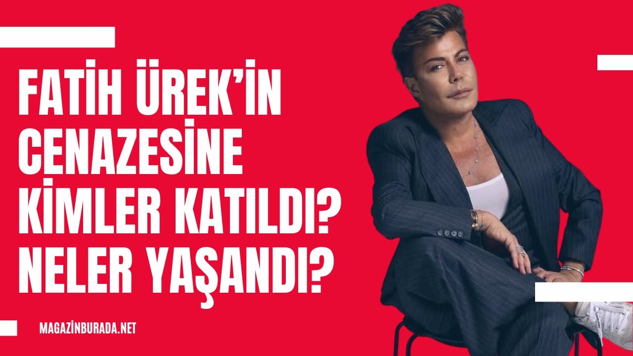 Fatih Ürek son yolculuğuna uğurlandı! Ünlü sanatçının cenazesinde neler yaşandı? Tüm detaylar…