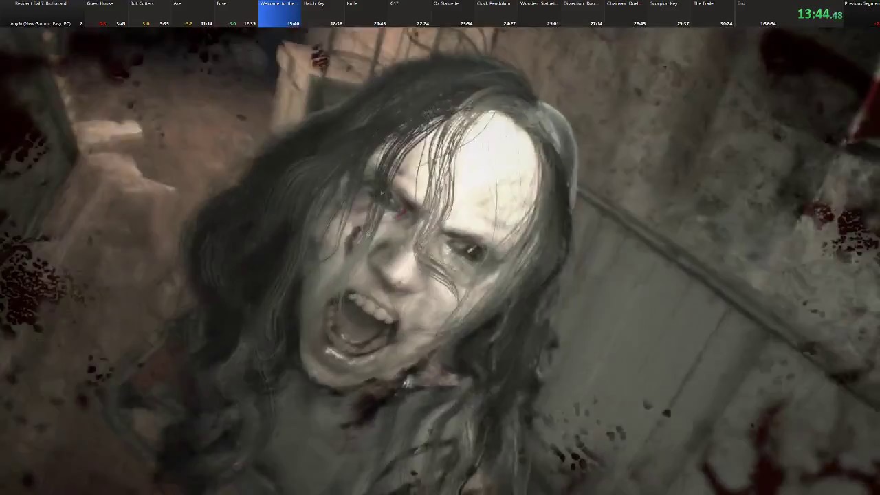 RE7 Speedrun 1:35:00 Any% (NG+, Easy, PC)