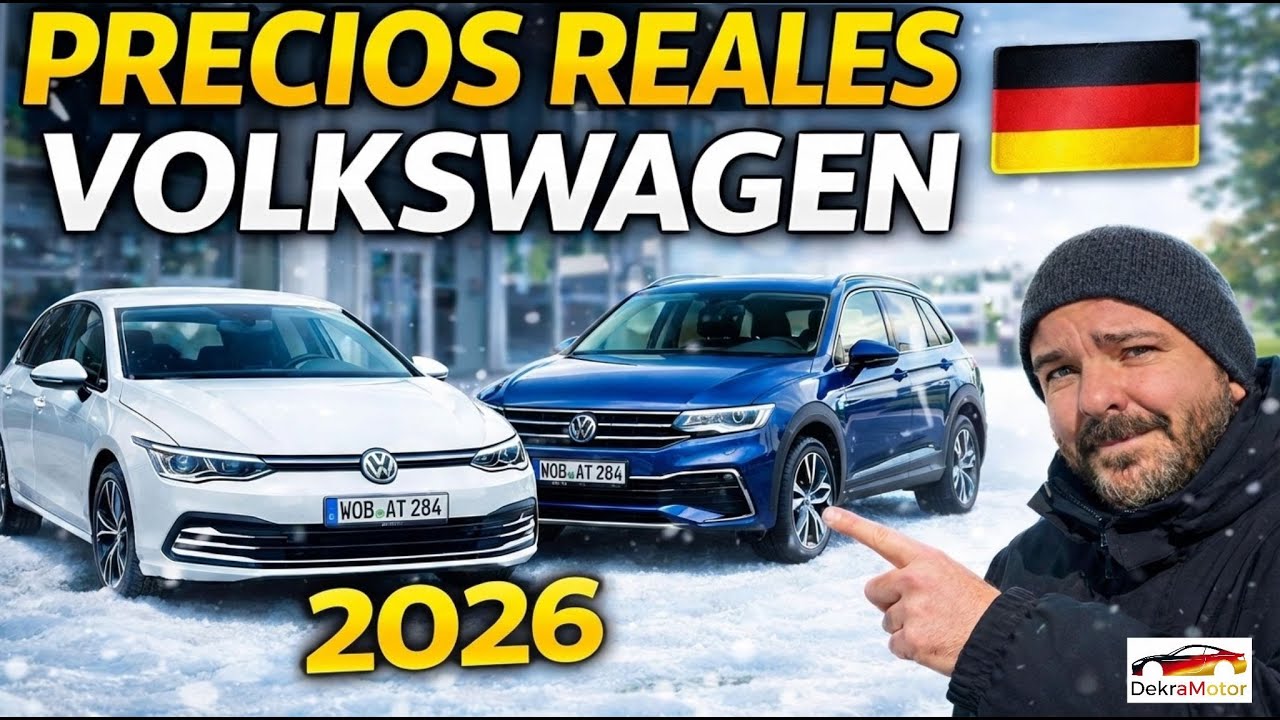 ¿Cuánto cuesta comprar un VOLKSWAGEN en ALEMANIA? PRECIOS REALES en concesionario oficial