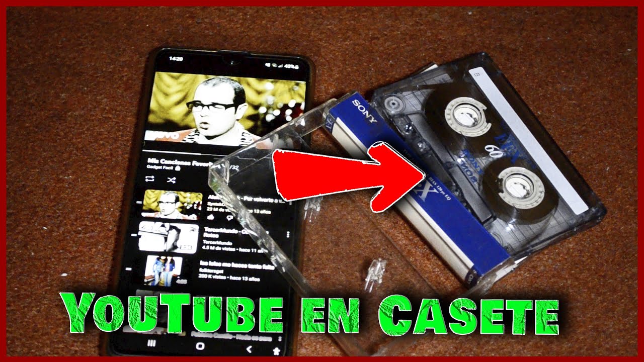 😮 GRABA TUS Canciones de YouTube a un CASETE de cinta viejo