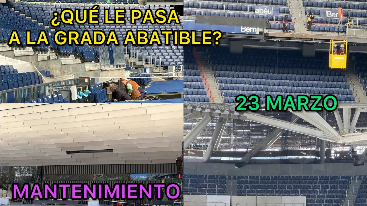🔥 GRAN AVANCE en el SEGUNDO ANILLO LED ⚠️ OBRAS del SANTIAGO BERNAB&Eacute;U (23 marzo 2026)