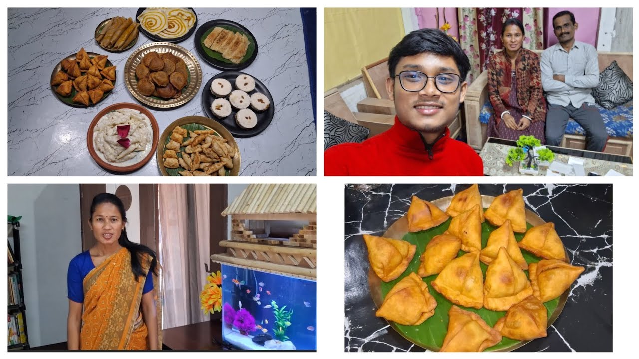 আজ আপনাদের দাদাভাই বানালো সিঙ্গারা..অনেক পিঠে বানালাম আজ 