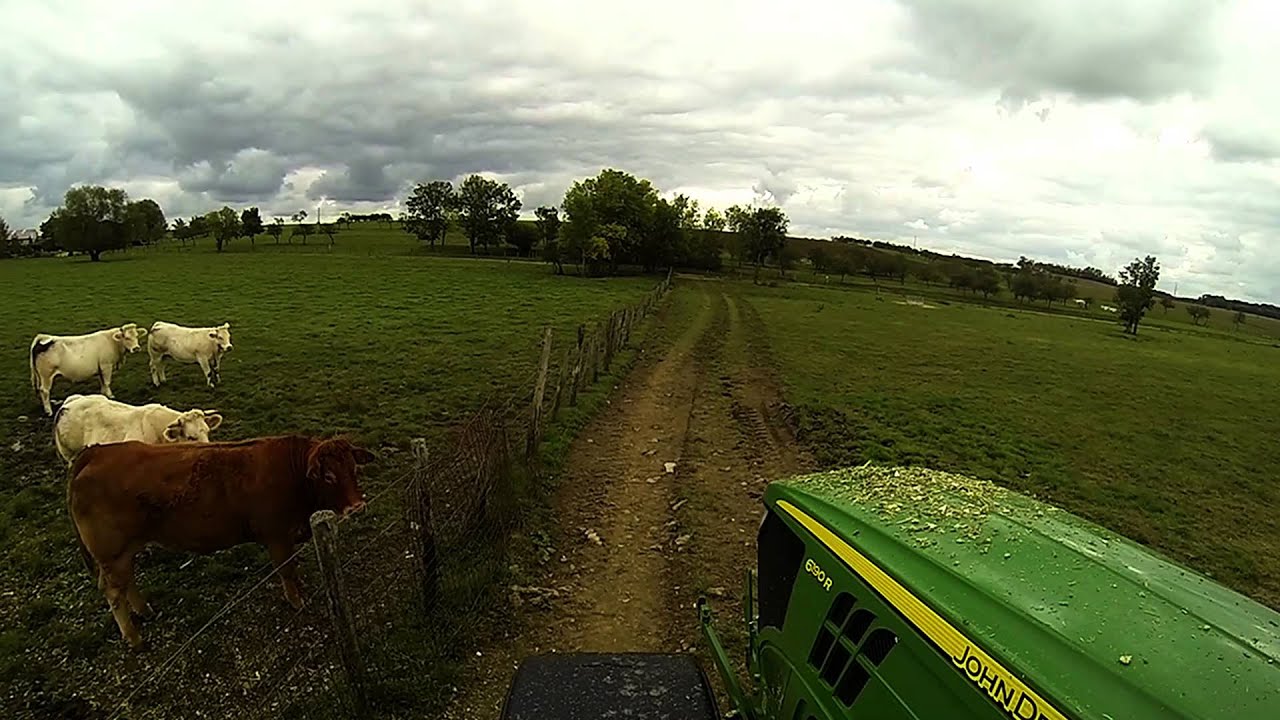 Mais Hakselen with John Deere ! BEST sound ! , 6510, 6R, 5M ...