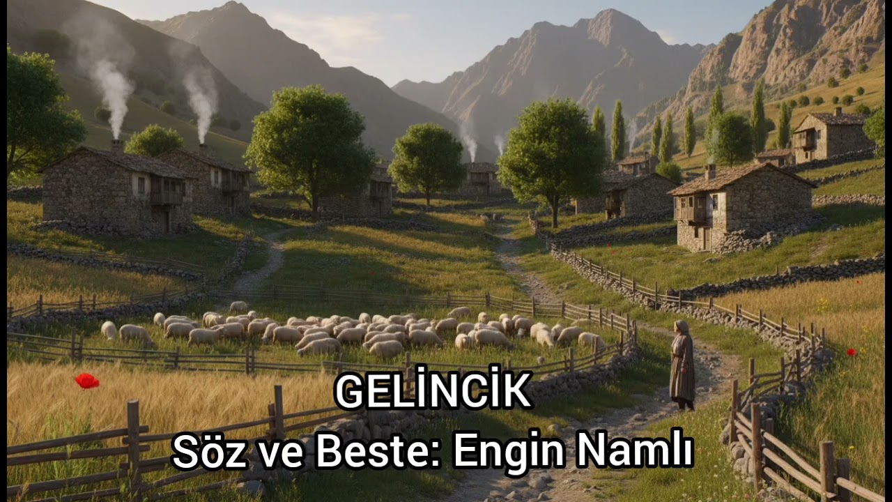 GELİNCİK- Söz ve Beste :  Engin Namlı -Anadolu Psychedelic Rock-Düzenleme -Suno ai #keşfet  #music