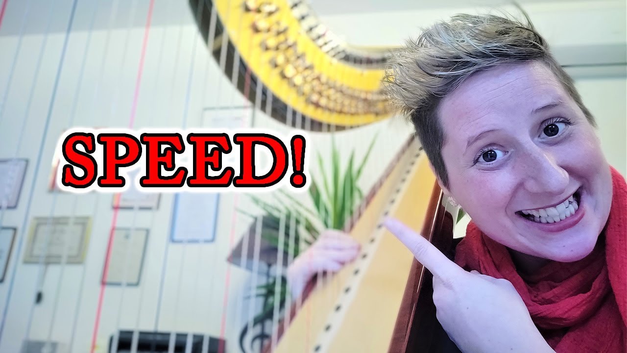 Великолепные приемы для быстрой игры на арфе!