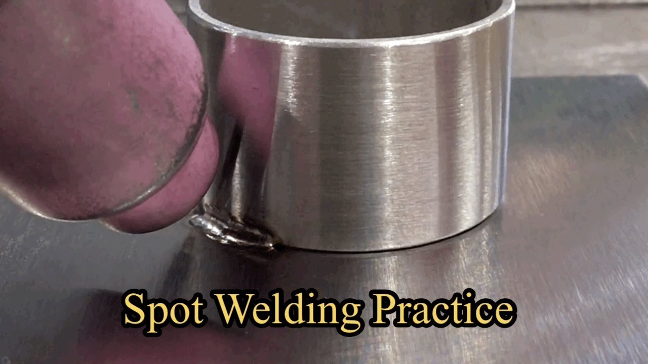 Spot Welding Practice - Tig Welding / 1.5mm Stainless Steel Tube