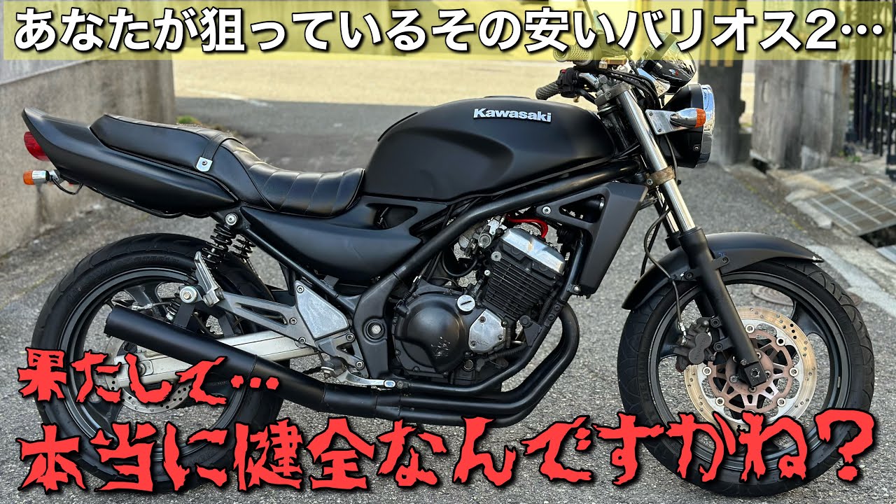 【GSX250FX】やバリオス2を買った後に後悔しないために必要なことを伝えます