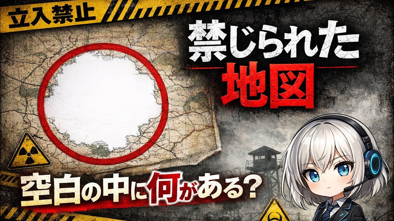 地図の空白はなぜ生まれる？禁じられた場所の正体