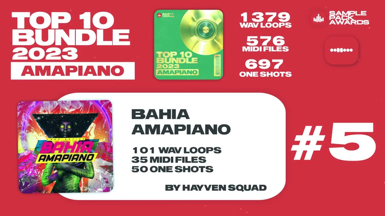 AMAPIANO TOP 10 &ndash; Sample Pack Awards 2023 - Producersources.com