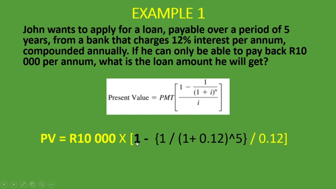 Present Value (PV) of an Ordinary Annuity | Formula with Examples | Time Value of Money