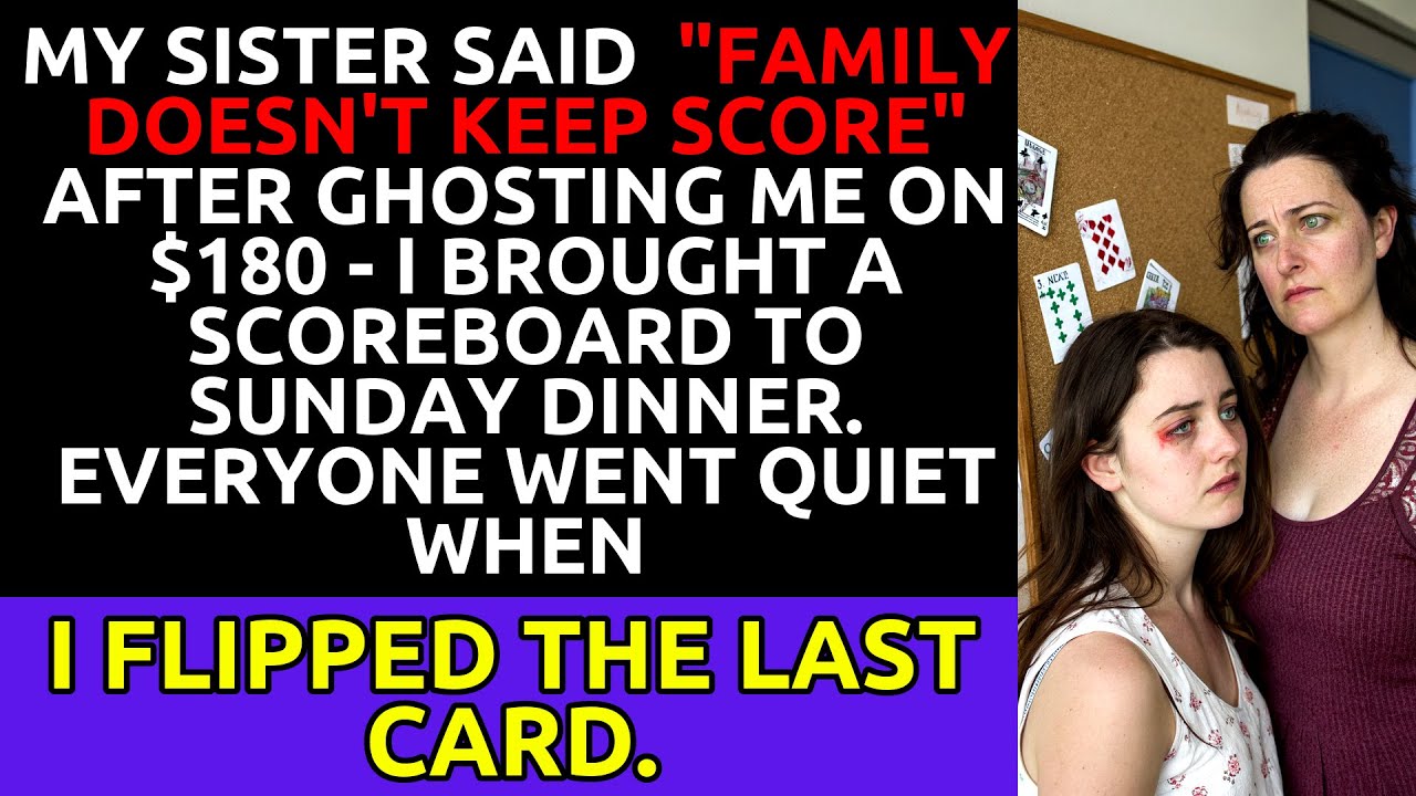 My Sister Said 'Family Doesn't Keep Score' — I Brought a Scoreboard