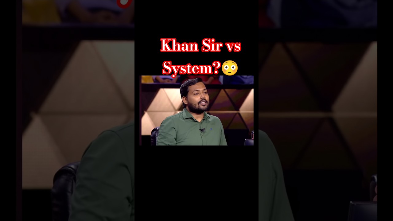 Khan Sir vs System? 😳 Full Story on my yt channel. #shorts#shortsfeed#ytshorts#yt#khansir#news