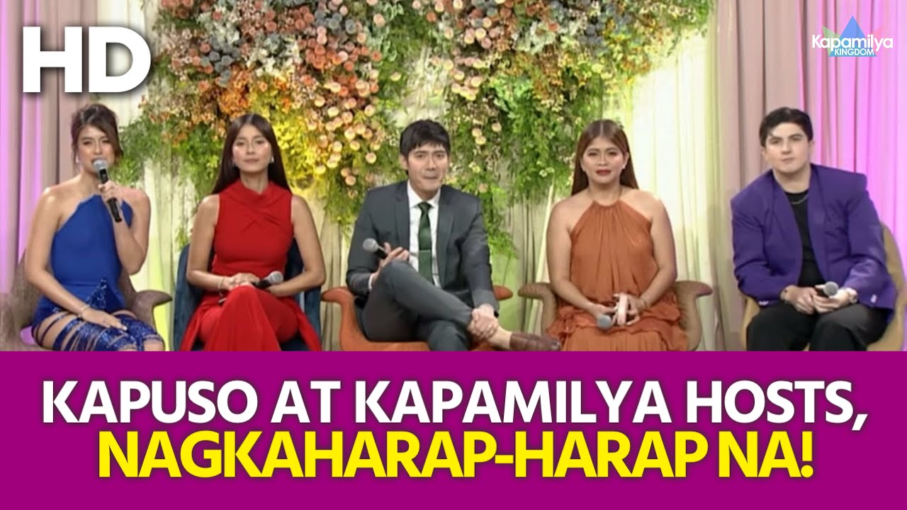 Mga Kapamilya at Kapuso hosts, nagharap-harap na para sa Pinoy Big Brother: Celebrity Collab Edition