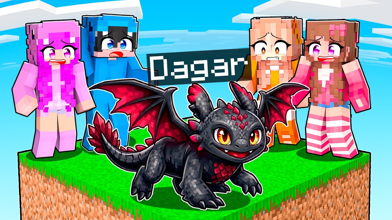 Me Hice pasar por BEB&Eacute; DRAG&Oacute;N en UN CHUNK en Minecraft!
